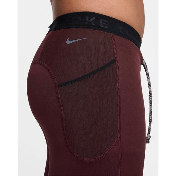 Nike Trail Lunar Ray Winterized Running Tights Hiking Mens S Burgundy FB8599 652 - Picture 5 of 10